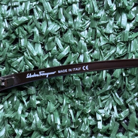 salvatore ferragamo Brown Eyeglasses 2568 Frame 54 MM AUTHENTIC Italy main image 5